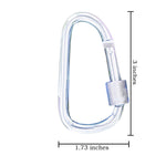 Load image into Gallery viewer, Revel Kid Carabiner Clip   Set of 10 Locking Multicolor D Shape 3 inch Clips