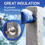 Load image into Gallery viewer, Outdoor Faucet Covers for Winter Freeze Protection 2 Pack 8 H x 5.9 inch W Blue