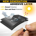 Load image into Gallery viewer, Eyeglass Nose Pads  Stop Glasses from Sliding  6 Pairs Adhesive Sunglass Nose Bridge 0.5mm x 7mm x 16mm  Glasses Accessories (Clear Pads &amp; Orange Glasses Strap)