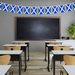 Load image into Gallery viewer, G128 Scotland Scottish Bunting Banner  Flag 8.2 x 5.5 Inch, Full String 33 Feet  Printed 150D Polyester, Decorations For Bar, School, Festival Events Celebration