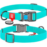 Load image into Gallery viewer, Waterproof Glow Dog Collar Adjustable 14–22 in Neck x 0.5 in Wide Buckle