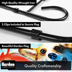 Load image into Gallery viewer, Combo Pack Garden Flag Stand Black 36x16 In and Garden Flag 12x18 In Dog in