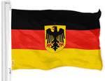 Load image into Gallery viewer, G128 German State Ensign Flag German Eagle Flag 3x5 feet Printed 150D, Indoor/Outdoor, Vibrant Colors, Brass Grommets, Quality Polyester, Much Thicker More Durable Than 100D 75D Polyester