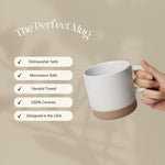 Load image into Gallery viewer, Ceramic Mug 12oz Trendy Gloss Body &amp; Nature Baked Base Microwave Safe Coffee