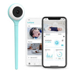 Load image into Gallery viewer, Baby Monitor (Turquoise) Full Featured Smart Wi Fi Camera of True Crying Detection with Extra in App Plan of Breathing Monitoring Sleep Tracking Accessories Free 7 Days Trial Period