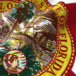 Load image into Gallery viewer, G128 5 Pack: Florida FL State Flag  2x3 Ft  StormFlyer Series Embroidered 220GSM Spun Polyester  Embroidered Design, Indoor/Outdoor, Brass Grommets, Heavy Duty, All Weather
