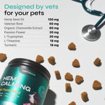 Load image into Gallery viewer, Calming Chews for Dogs Anxiety Relief   Hemp Calming Chews for Dogs with Valerian Root, Hemp Seed Oil, Turmeric, L Theanine   Soft Treats for Storms, Fireworks, Separation, Vet Visits, Grooming