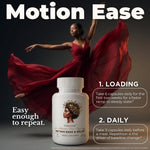 Load image into Gallery viewer, Melanin Rich Physiology Motion Ease &amp; Relief Advanced Mobility 90 count Tissue Support Formula Promotes Ease of Movement Lubrication Everyday Comfort 90 Capsules