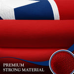 Load image into Gallery viewer, G128 5 Pack: Tennessee TN State Flag  2x3 Ft  StormFlyer Series Embroidered 220GSM Spun Polyester  Embroidered Design, Indoor/Outdoor, Brass Grommets, Heavy Duty, All Weather