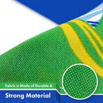 Load image into Gallery viewer, G128 Nicaragua Nicaraguan Flag  3x5 Ft  LiteWeave Pro Series Printed 150D Polyester  Country Flag, Indoor/Outdoor, Vibrant Colors, Brass Grommets, Thicker and More Durable Than 100D 75D Polyester