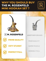 Load image into Gallery viewer, Gold Portable Hookah Set Mini Kit Mini Hookah Small Hookah Set For Travel
