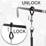 Load image into Gallery viewer, Eyeglass Strap Holders Premium ECO Leather 4 Cords Black AntiSlip Clip Loop