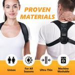 Load image into Gallery viewer, Back Brace Posture Corrector for Women and Men Adjustable Upper Back Brace