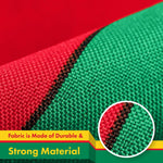 Load image into Gallery viewer, G128 Benin Beninese Flag  3x5 Ft  LiteWeave Pro Series Printed 150D Polyester  Country Flag, Indoor/Outdoor, Vibrant Colors, Brass Grommets, Thicker and More Durable Than 100D 75D Polyester