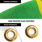 Load image into Gallery viewer, G128 Combo Pack: 6 Ft Tangle Free Aluminum Spinning Flagpole (Black) &amp; Nicaragua Nicaraguan Flag 3x5 Ft, LiteWeave Pro Series Printed 150D Polyester  Pole with Flag Included