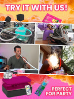 Load image into Gallery viewer, Purple Hookah Set With Everything Premium Small Hookah Set For Travel With Case