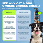 Load image into Gallery viewer, Fish Oil for Dogs and Cats  Skin and Coat Support Supplement for Pets  Omega 3 6 9 Fatty Acids  Itchy Skin, Shedding, Immunity, Joint  EPA DHA  Wild Caught Salmon and Pollock Food Topper