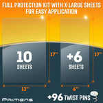 Load image into Gallery viewer, Heavy Duty Cat Scratch Deterrent Furniture Protectors for Sofa Clear 16 Sheets