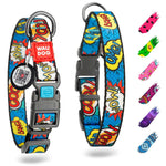 Load image into Gallery viewer, Nylon Dog Collar Adjustable Dog Collar for Large Dogs Small &amp; Medium Dogs Breakaway Puppy Collars for Large Breed Dogs Boy &amp; Girl Dog Collars with Durable Plastic Buckle and QR Dog Tag