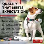 Load image into Gallery viewer, Recycled Cotton Dog Leash 6 Ft 10 Ft Eco Friendly Collar for Small Medium &amp; Large Dogs Reflective Dog Leash for Medium Dogs Strong Leashes for Large Breed Dogs Puppy Leash for Small Dogs