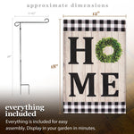 Load image into Gallery viewer, Combo Pack Garden Flag Stand Black 36x16 in and Garden Flag Everyday Decoration