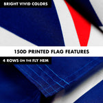 Load image into Gallery viewer, G128 Combo Pack: 6 Feet Tangle Free Spinning Flagpole (White) Australia Australian Flag 3x5 ft Printed 150D Brass Grommets (Flag Included) Aluminum Flag Pole