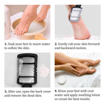 Load image into Gallery viewer, Stainless Steel Foot File Callus Remover with Handle &amp; Dead Skin Container Foot Scraper for Calluses Dry Hard Skin Removal High Grade Feet Scrubber for Heels Exfoliation