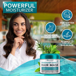 Load image into Gallery viewer, Rosemary Mint Oil Hair Mask Deep Conditioning Repair Products for Damaged Care Scalp Moisturizer and Hydrating Treatment for Women and Men Volume for Extremely Dry Thin and Frizzy Locks