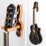 Load image into Gallery viewer, Guitar Holder Wall Mount Ash Wood Wooden Guitar Hanger Hook Stand Rack