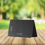 Load image into Gallery viewer, 10 Pack Mini Chalk Board Tent Sign for Food Buffet Party Wedding Mini Chalkboard Signs for Food Small Tent Cards Chalk Black Tent Party Food Labels Table Tent Tags for Food Display
