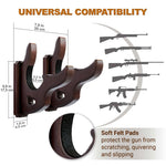 Load image into Gallery viewer, Gun Rack Wall Mount Hold Up Displays Horizontal Gun Rack and Shotgun Hooks