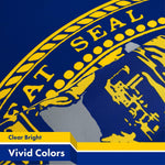 Load image into Gallery viewer, G128 2 Pack: Nebraska NE State Flag  3x5 Ft  Printed 150D Polyester  Indoor/Outdoor, Vibrant Colors, Brass Grommets, Quality Polyester, Much Thicker More Durable Than 100D 75D Polyester