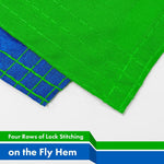 Load image into Gallery viewer, G128 5 Pack: Sierra Leone Sierra Leonean Flag  3x5 Ft  LiteWeave Pro Series Printed 150D Polyester  Country Flag, Vibrant Colors, Brass Grommets, Thicker and More Durable Than 100D 75D Polyester