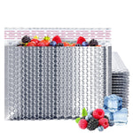 Load image into Gallery viewer, Thermal Bubble Mailer 13.75 x 10.5 Inches. Pack of 25 Metallic Padded Envelopes Foil Insulated Mailers for Cold Shipping Padded Envelopes Waterproof. Cold Insulated Shipping Bags