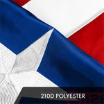 Load image into Gallery viewer, Puerto Rico Puerto Rican Flag 3x5 Ft 10Pack Embroidered Polyester By G128