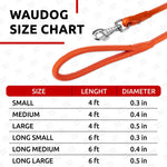 Load image into Gallery viewer, Rolled Leather Dog Leash 4Ft * 0.4 in for Small Medium and Large Dogs Heavy Duty Leather Puppy Leash for Outdoor Walking Running Training Strong Dog Leashes for Large Breed Dogs (Orange)