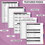 Load image into Gallery viewer, 2026 Appointment Book Planner 8.5 x 11 inch Large Magenta Tabbed Daily Hourly Weekly Planner Schedule Book 15 Minute time Slots Business &amp; Personal Planner Jan 2026 Dec 2026