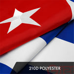 Load image into Gallery viewer, G128 5 Pack: Cuba Cuban Flag  3x5 Ft  ToughWeave Series Embroidered 300D Polyester  Country Flag, Embroidered Design, Indoor/Outdoor, Brass Grommets