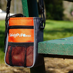 Load image into Gallery viewer, Dog Treat Pouch Orange Belt Clip or Shoulder Carry Dog Treat Training Bag