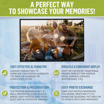 Load image into Gallery viewer, 10 pack 4x6 Magnetic Picture Frames for Refrigerator Magnet Picture Frames