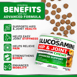 Load image into Gallery viewer, Glucosamine for Dogs Hip &amp; Joint Supplement 170 Chews