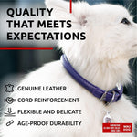 Load image into Gallery viewer, Ultra Soft Rolled Leather Dog Collar 10-13 inch for Small Dogs Soft Padded Dog Collars for Medium Dogs Puppy Collars for Large Breed Dogs Male and Female Dog Collar