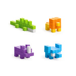 Load image into Gallery viewer, PIXIO Mini Safari 137 Magnetic Blocks in 6 Colors and Free Mobile App for Design