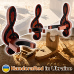 Load image into Gallery viewer, Guitar Holder Wall Mount Ash Wood Wooden Single Guitar Hanger Hook Stand Rack