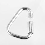 Load image into Gallery viewer, Set of 5 Carabiners for Ninja Slackline. Triangle Shaped Quick Links for Ninja Slackline. Large 5 16  (M8 80mm)