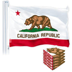 Load image into Gallery viewer, California CA State Flag 3x5 Ft 5 Pack 150D Printed Polyester