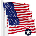 Load image into Gallery viewer, USA American Flag 5x8FT 3Pack Embroidered Nylon By G128