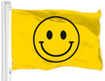 Load image into Gallery viewer, Smiley Face Flag 3x5 Ft Printed 150D Polyester Novelty Flag Indoor Outdoor