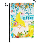 Load image into Gallery viewer, Garden Flag Summer Decoration All You Need is Summer Gnome 12x18 Inch Printed