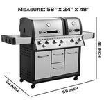 Load image into Gallery viewer, G128 Don't Tread On Me Gadsden Grill Cover  58 inch  Gas Grill Cover Waterproof, UV Resistant BBQ Grill Cover, Fits Most Brands of Grills